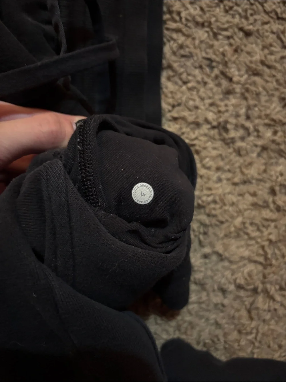 lululemon athletica Black Track Joggers
